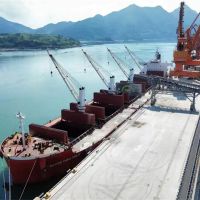 首航！福建寧德55350噸花崗巖碎石啟航印尼 外貿砂石再添新通道